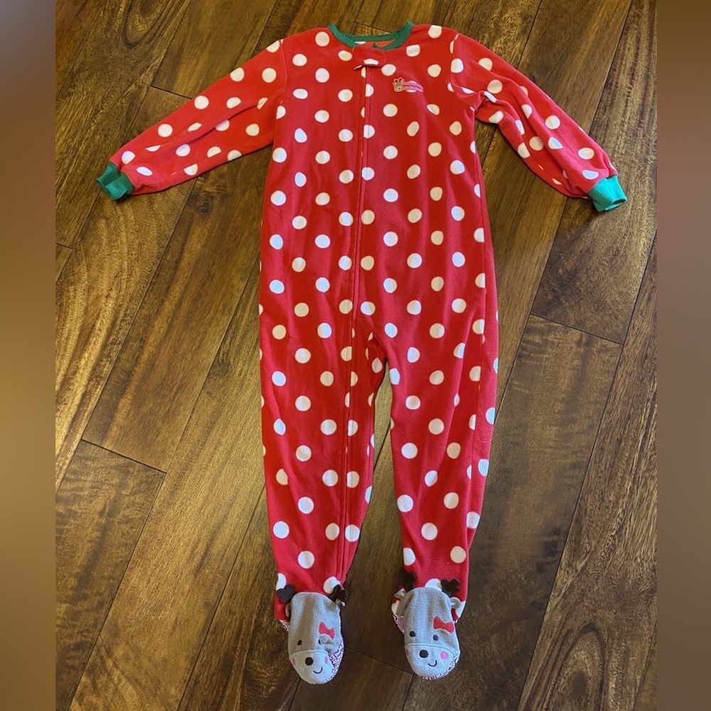 Carter’s brand Christmas fleece onesie 3t